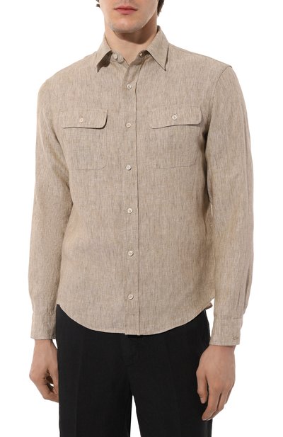Льняная рубашка PAUL&SHARK, арт. 25413252/M, фото 3
