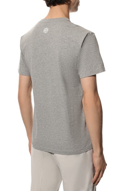 Хлопковая футболка STONE ISLAND, арт. 76152NS92, фото 4