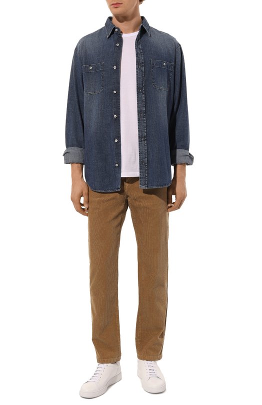 Джинсовая рубашка Paul&Shark 14313187 Синий  14313187 Фото 2