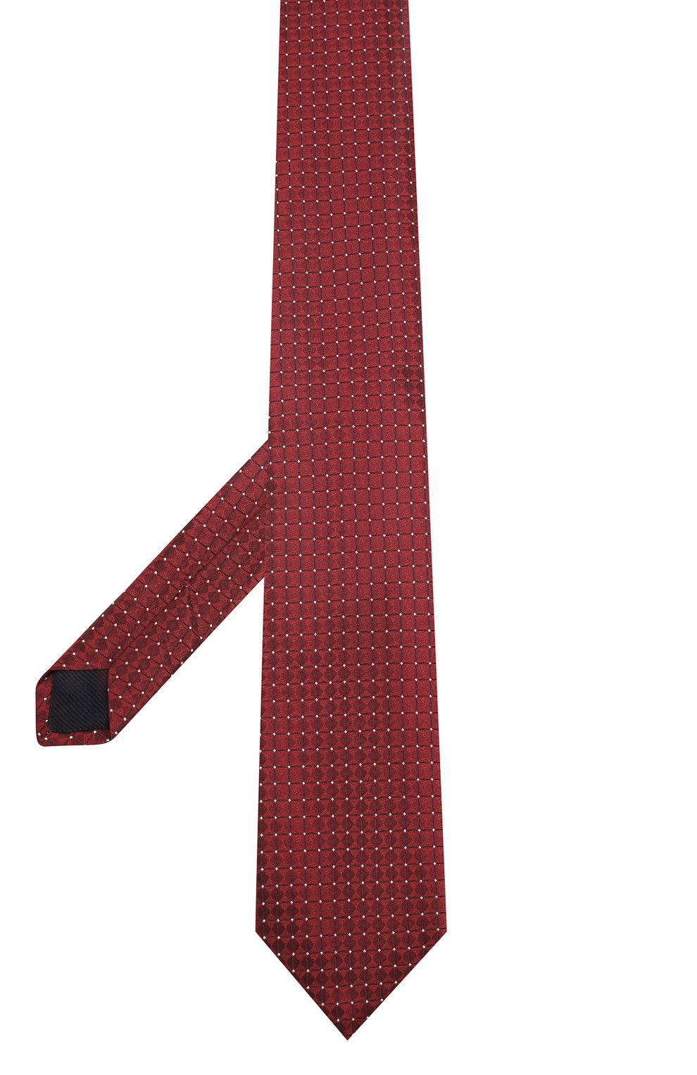 Шелковый галстук CORNELIANI красного цвета по цене 8995 руб., арт. 84U302-9820368/00, фото 2 Шелковый галстук CORNELIANI, арт. 84U302-9820368/00, фото 2