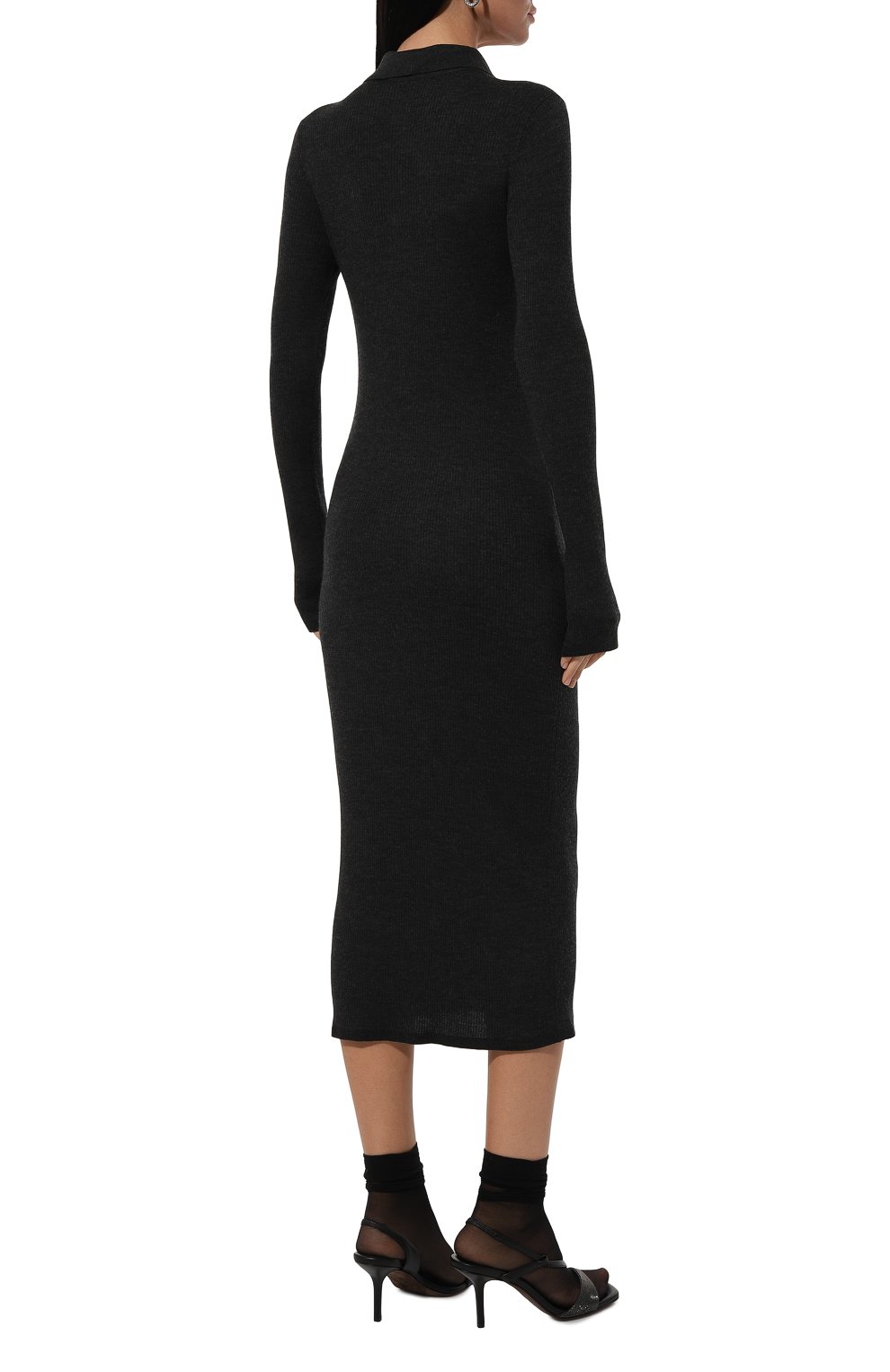 Платье из шерсти и кашемира BRUNELLO CUCINELLI, арт. M14817A95P, фото 4