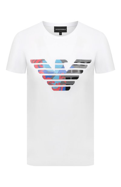 Женская хлопковая футболка EMPORIO ARMANI, арт. 3L2T7N/2J07Z