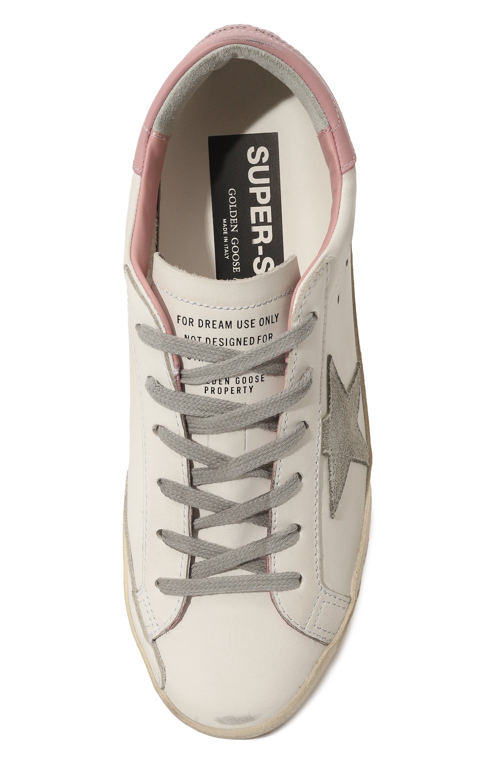 Кожаные кеды superstar GOLDEN GOOSE DELUXE BRAND, арт. GWF00102.F, фото 6