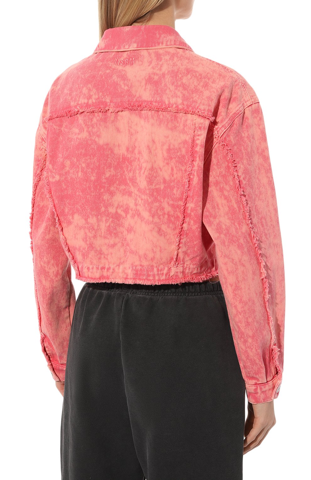 Джинсовая куртка MSGM, арт. 3441MDH45TM 237294, фото 4