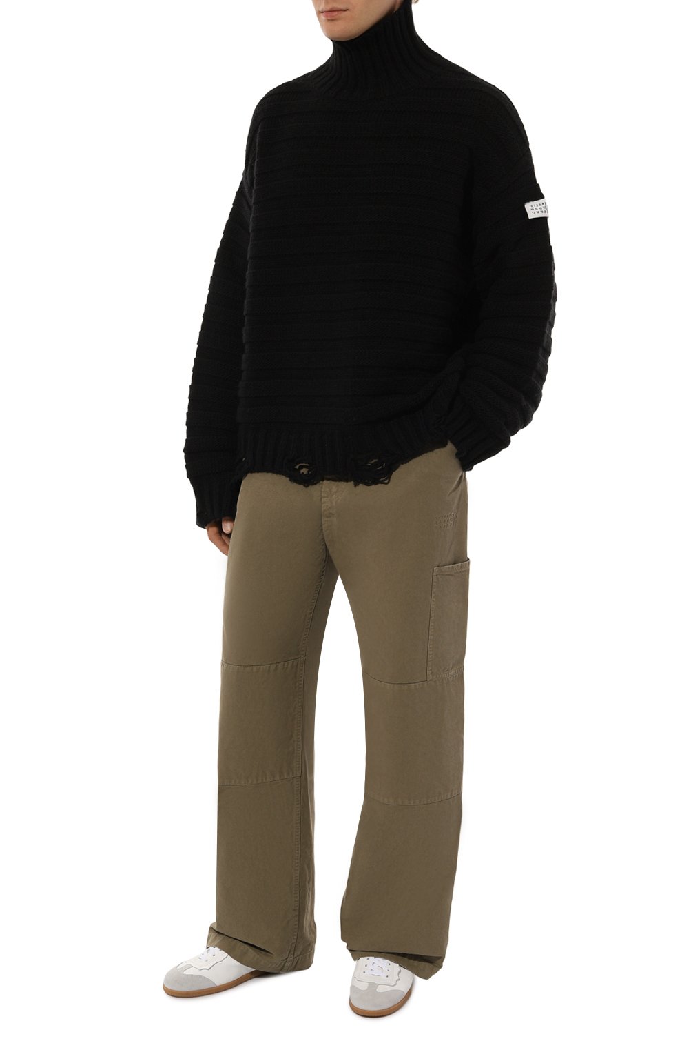 Хлопковые брюки-карго MM6, арт. SH0KA0029/S78548, фото 2