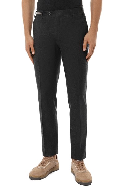 Шерстяные брюки CORNELIANI темно-серого цвета по цене 39700 руб., арт. 925B01-3818111, фото 3 Шерстяные брюки CORNELIANI, арт. 925B01-3818111, фото 3