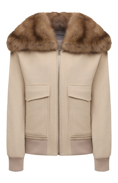 Куртка из шерс ти и кашемира YVES SALOMON, арт. 24WYV05660CAZI, фото 1