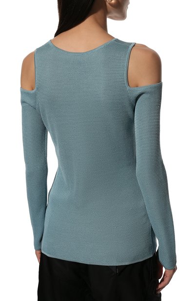 Шелковый пуловер с разрезами на плечах TSE, а рт. TWK216S18B, фото 4