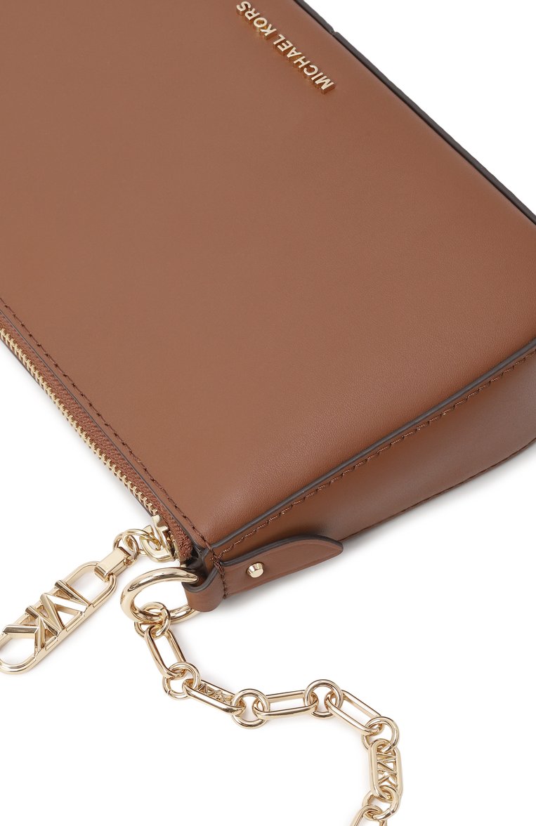 Женская сумка empire medium MICHAEL MICHAEL KORS коричневого цвета, арт. 32H3G8EW6L | Фото 3 (Материал: Натуральная кожа; Размер: medium)