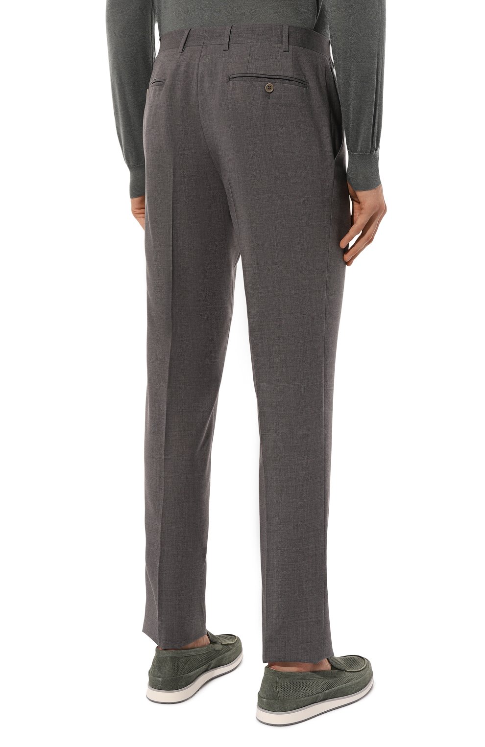 Шерстяные брюки CANALI, арт. 71019/AR03652, фото 4