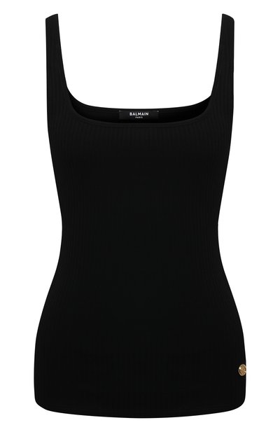 Женская хлопковая майка BALMAIN, арт. VF0AG020/J133