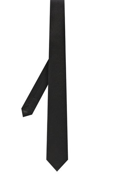 Шелковый галстук JUUN.J черного цвета по цене 15850 руб., арт. JW588ZW01, фото 3 Шелковый галстук JUUN.J, арт. JW588ZW01, фото 3