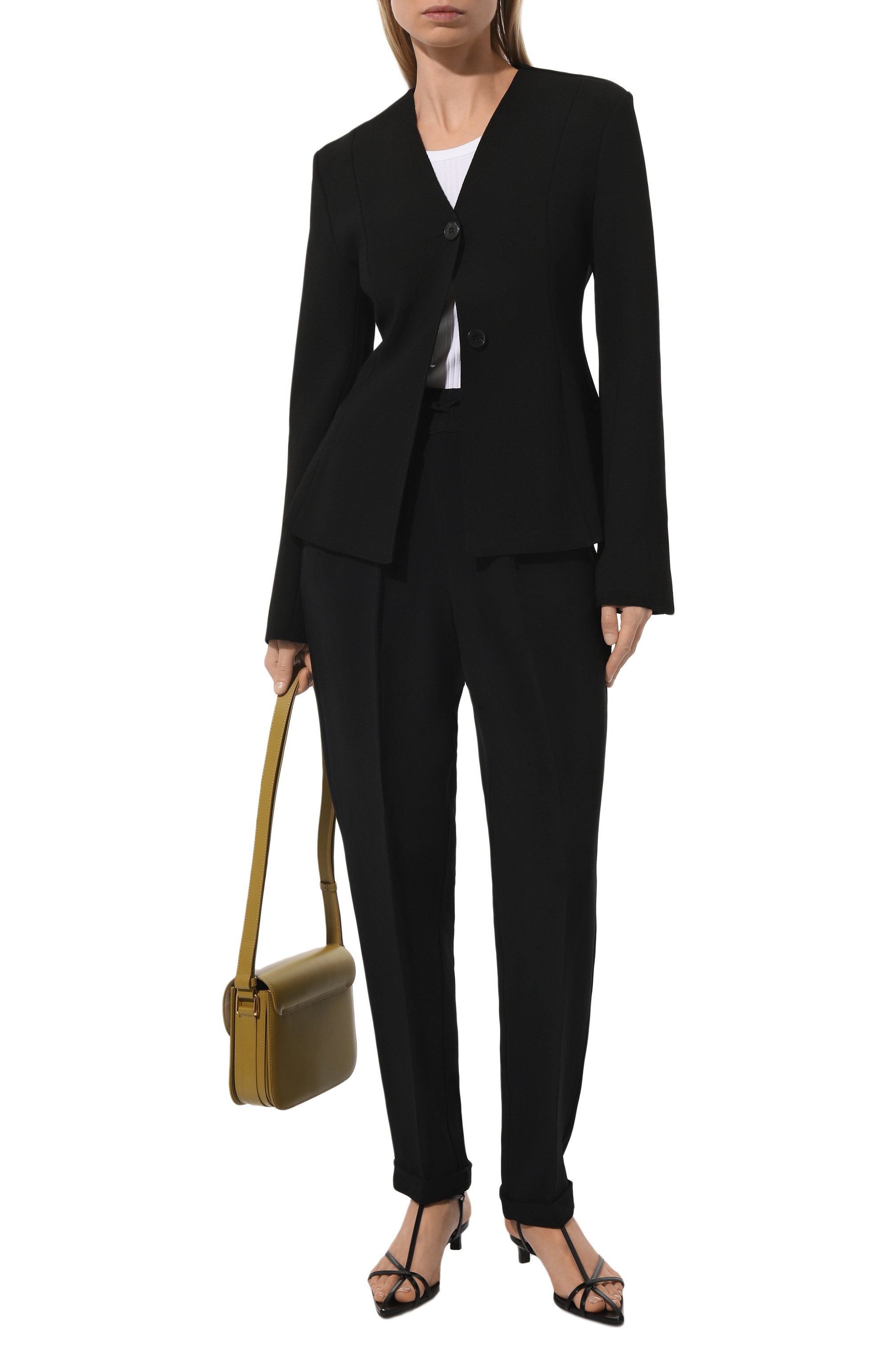 Брюки KITON черного цвета по цене 103500 руб., арт. D37102K0562C, фото 2 Брюки KITON, арт. D37102K0562C, фото 2