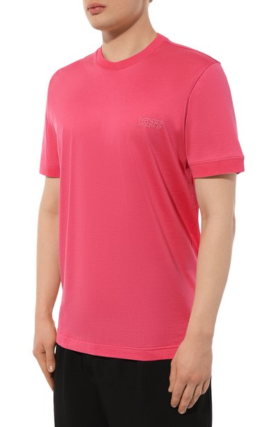 Хлопковая футболка KITON, арт. UMM047708, фото 3