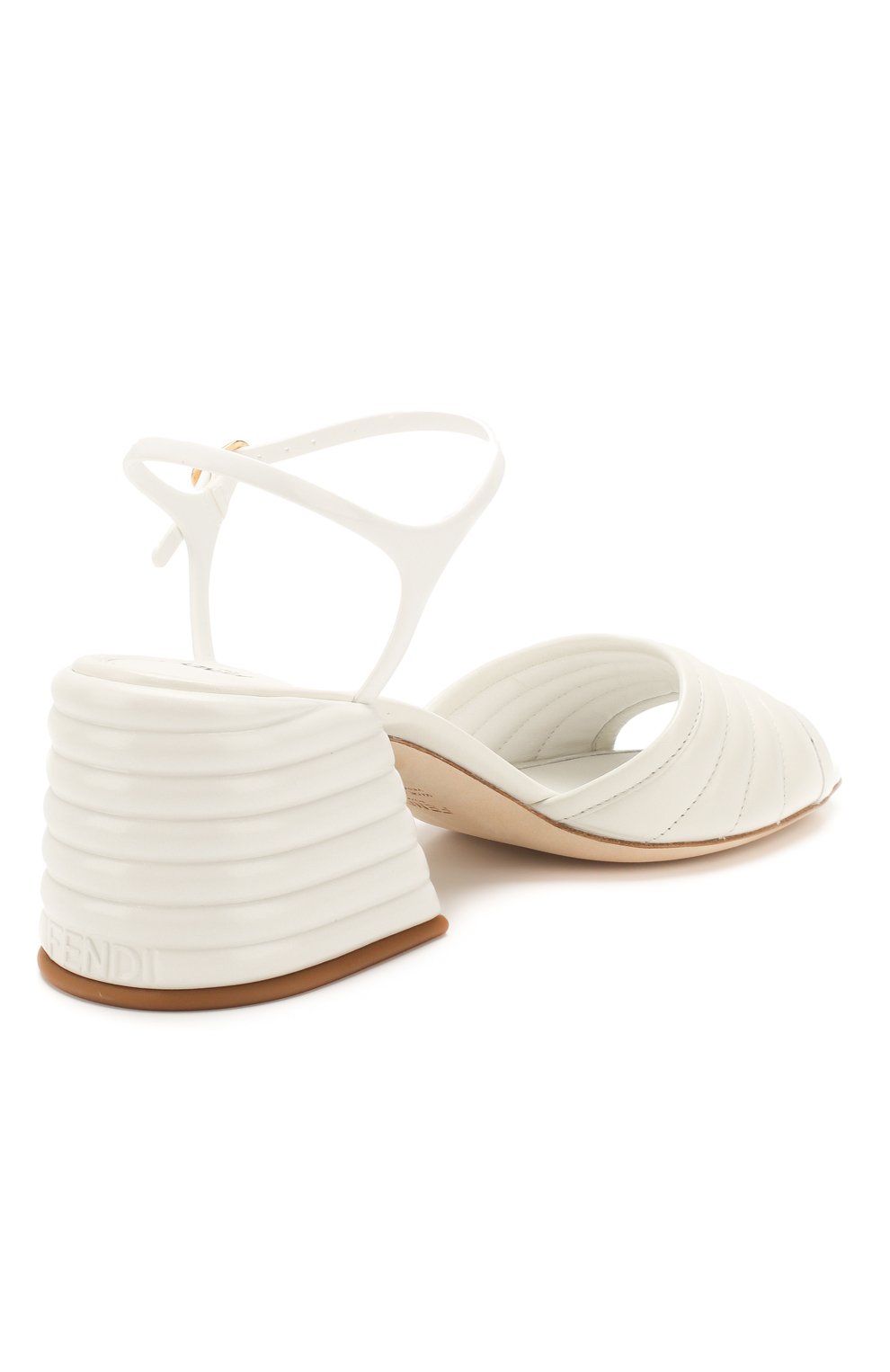 Кожаные босоножки FENDI, арт. 8X7067 AAXI, фото 4
