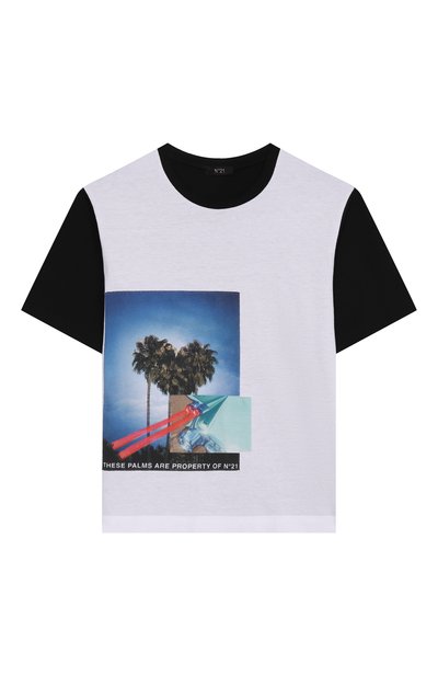 Хлопковая футболка N21, арт. N2103K/N0199