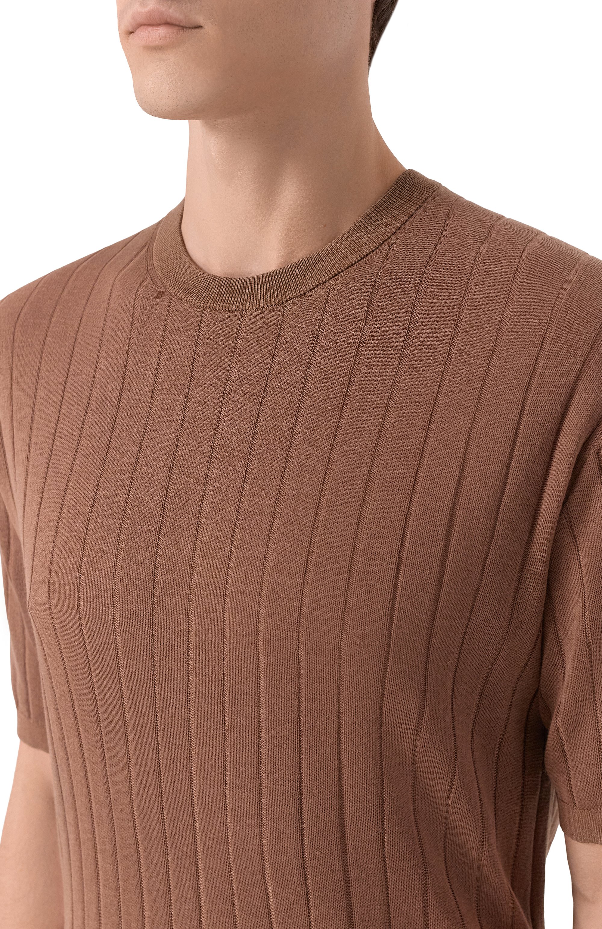 Джемпер из шелка и хлопка 12 STOREEZ, арт. 138259, фото 5