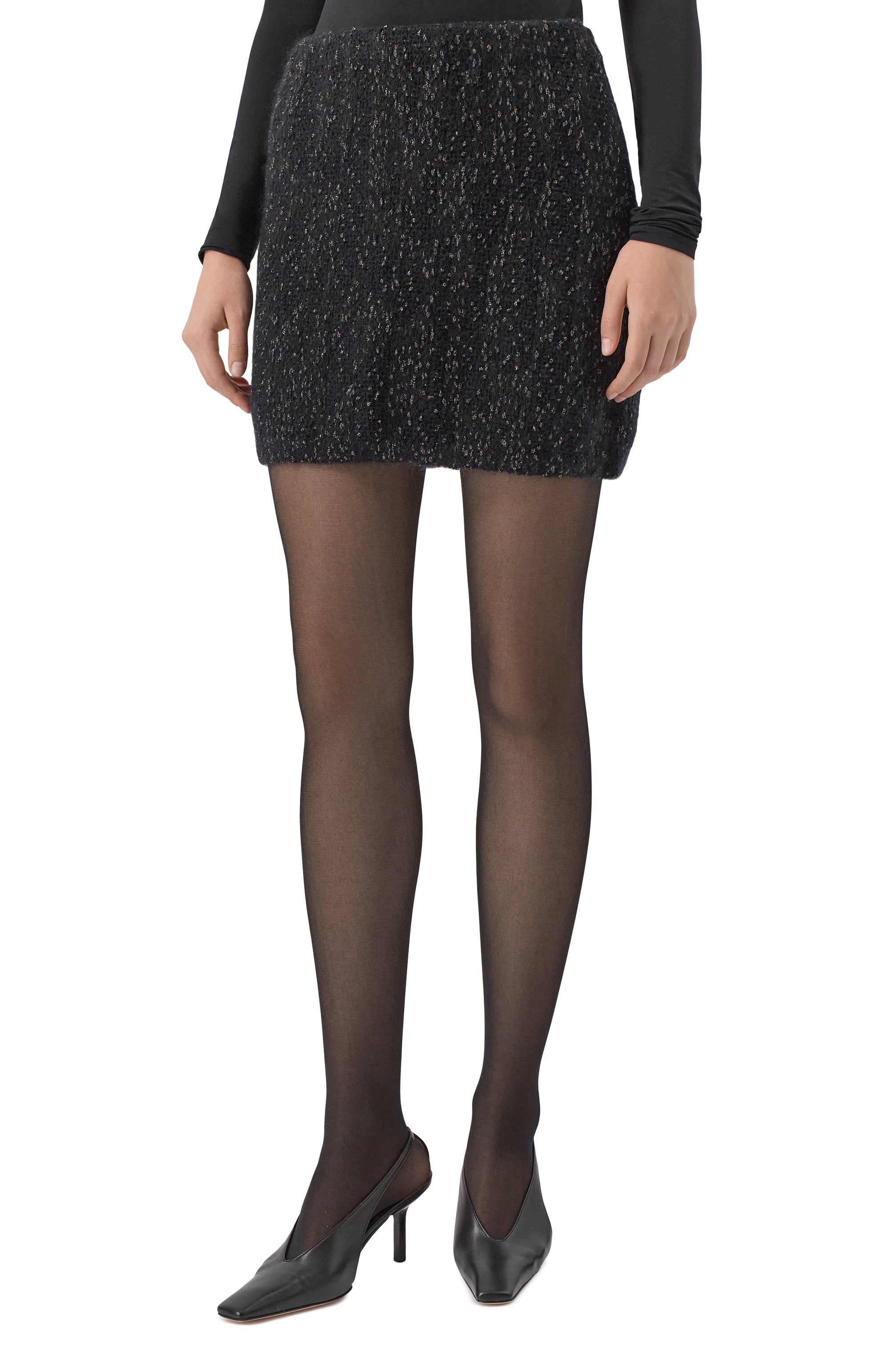Юбка из шерсти и хлопка AND THE BRAND, арт. W26-SK046-0702-900, фото 3