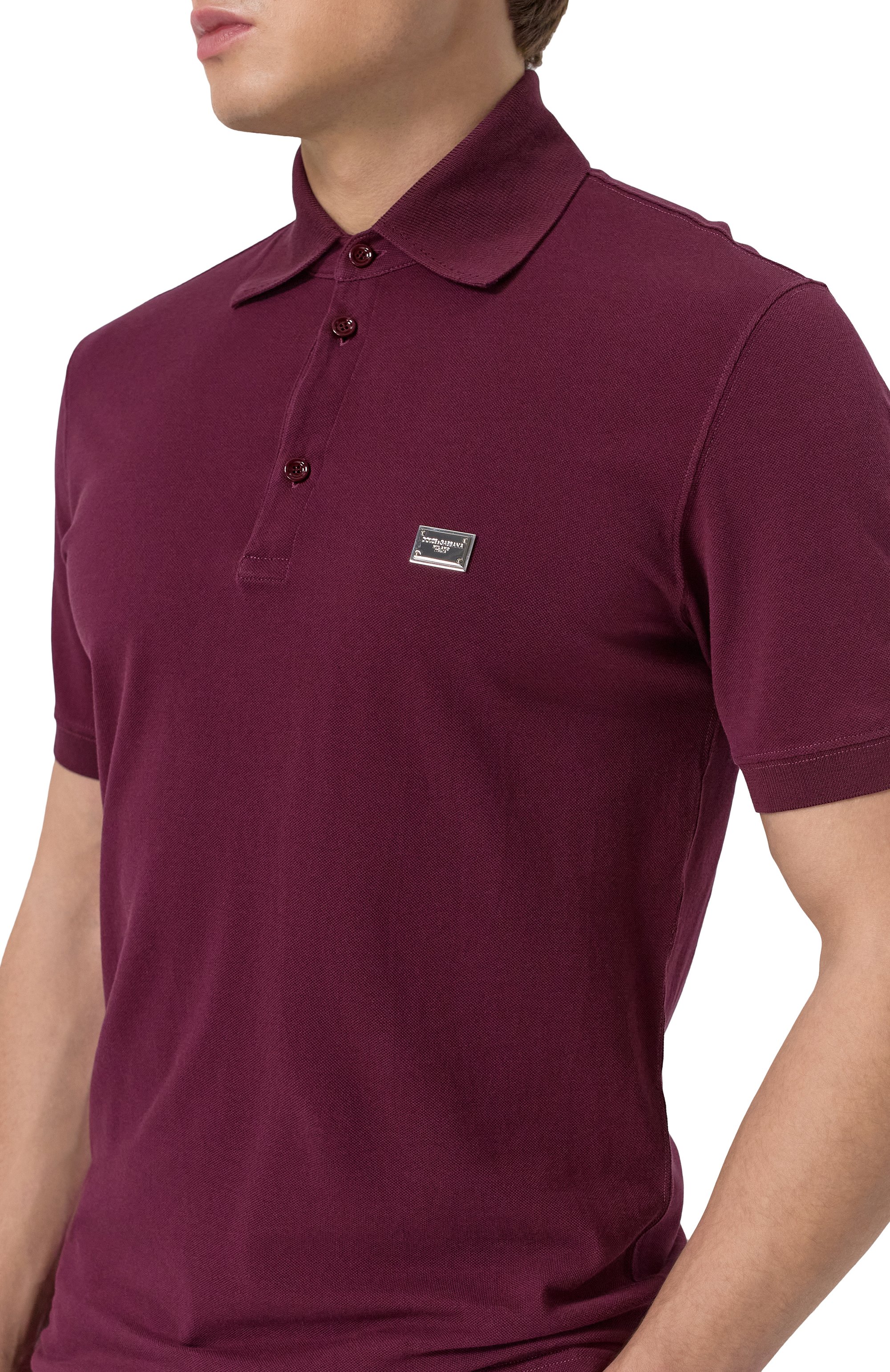 Хлопковое поло DOLCE & GABBANA, арт. G8SN1T/FU7EN, фото 5