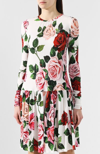 Платье с принтом DOLCE & GABBANA, арт. F6D2WT/FSGPF, фото 3