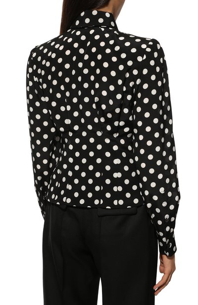 Шелковая блузка DOLCE & GABBANA, арт. F5L53T/FS14M/0UTLET AW22-23, фото 4
