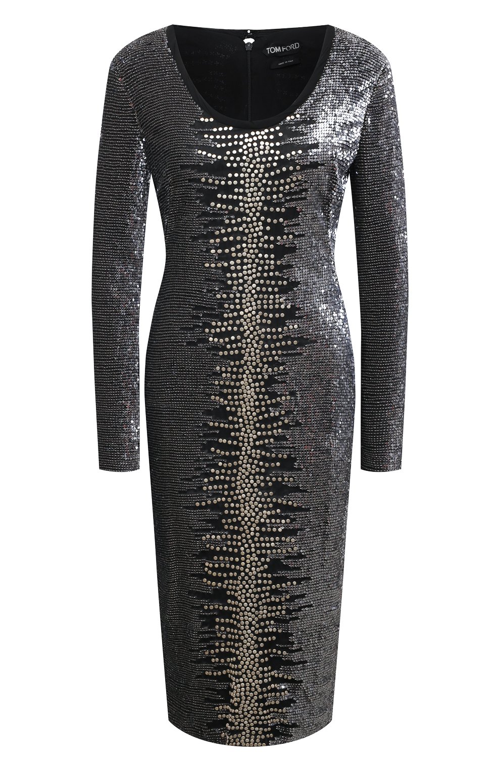 Платье TOM FORD серого цвета по цене 1515000 руб., арт. AC5430/T55994, фото 1 Платье TOM FORD, арт. AC5430/T55994, фото 1