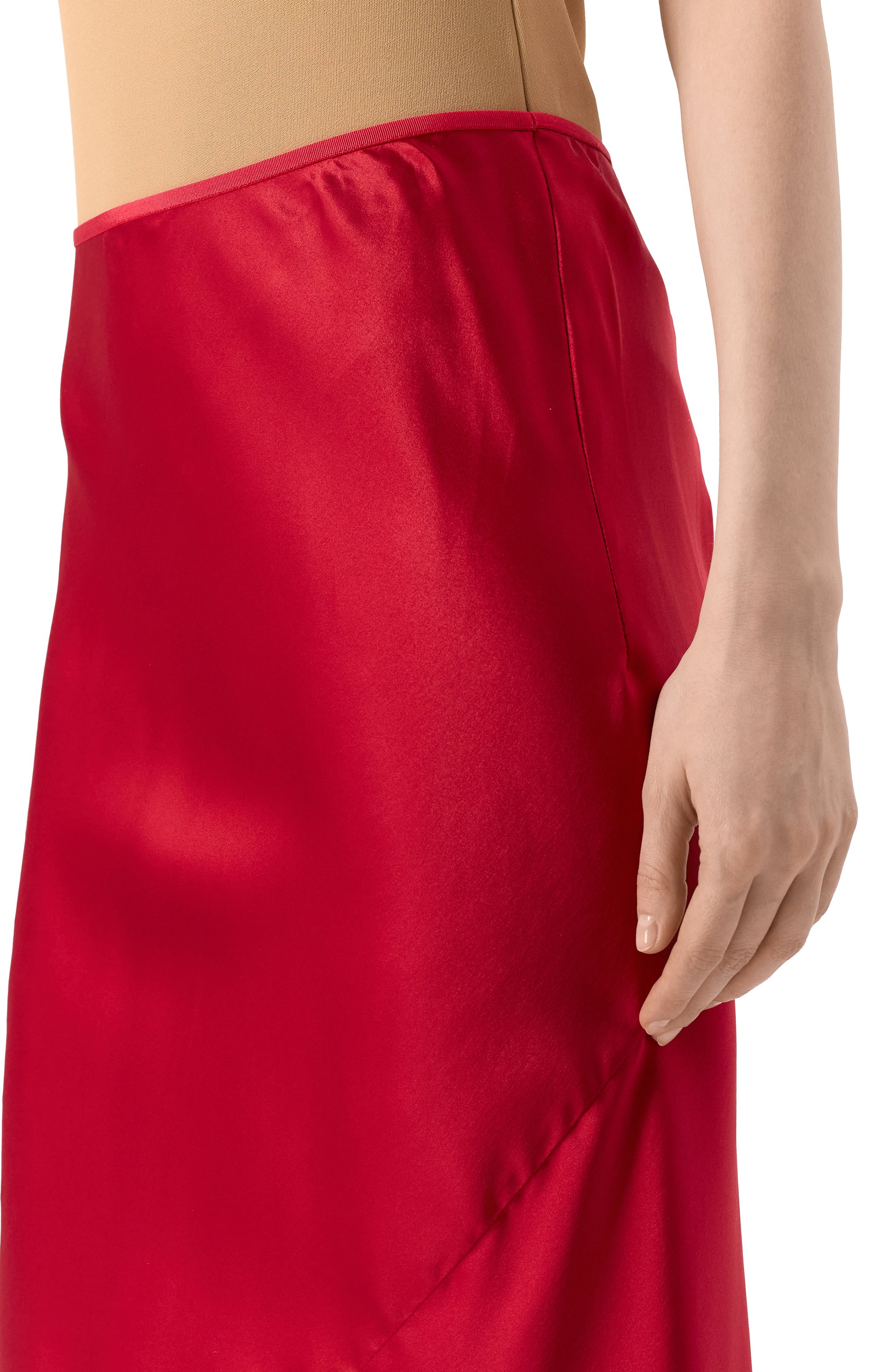 Атласная юбка DRIES VAN NOTEN, арт. 251-010804-1032, фото 5