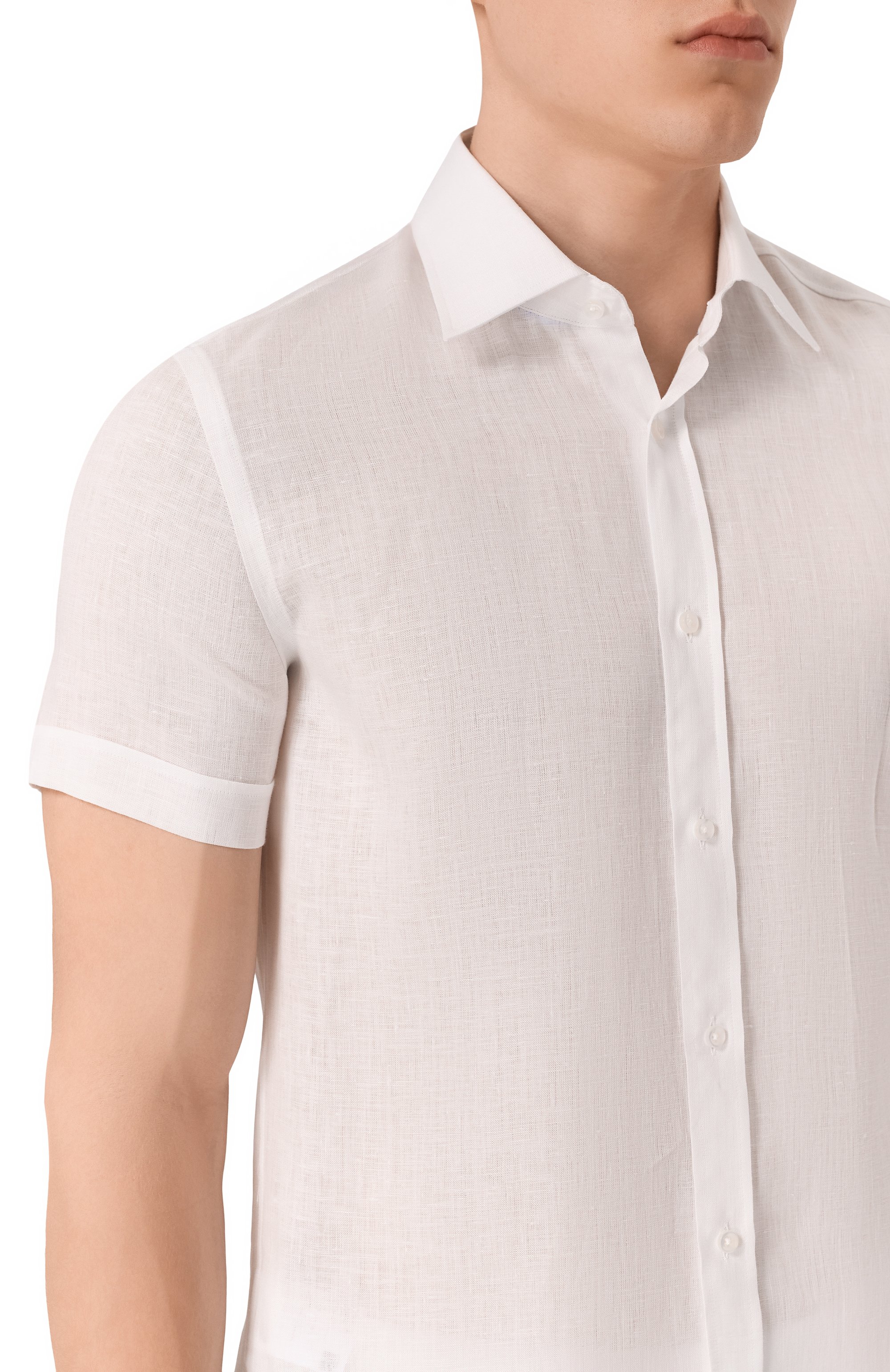 Льняная рубашка BOSS, арт. 50540084, фото 5