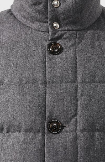 Шерстяной пуховик MONCLER, арт. E2-091-31312-00-54272, фото 5
