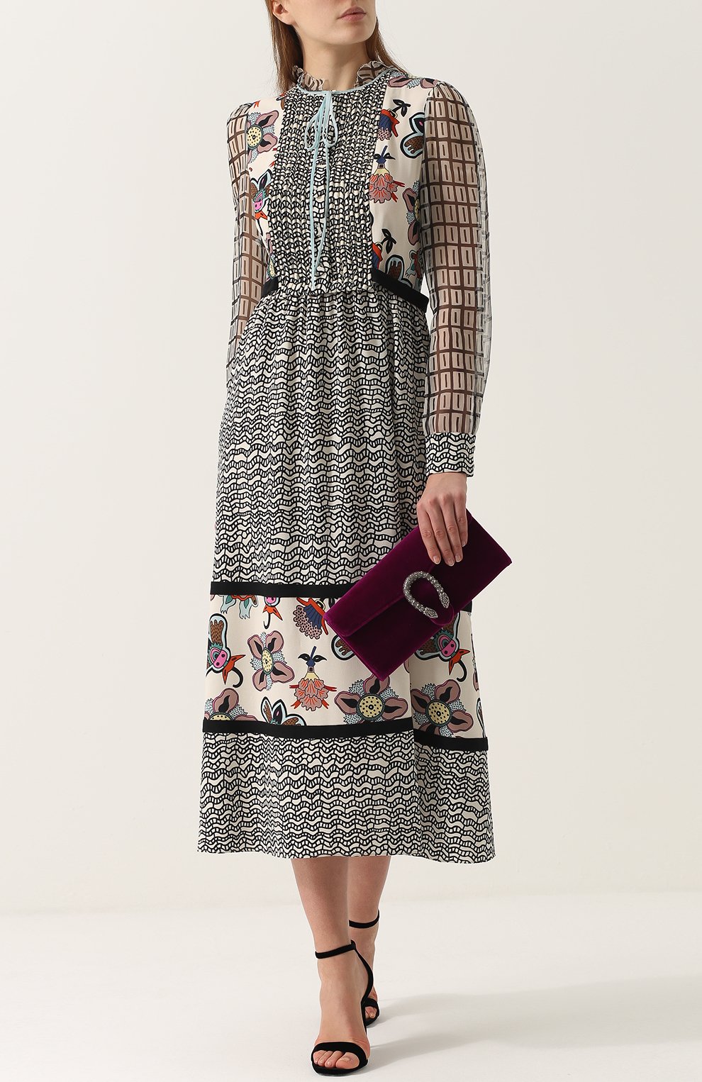 Клатч dionysus из бархата GUCCI, арт. 425250/K4DKN, фото 2