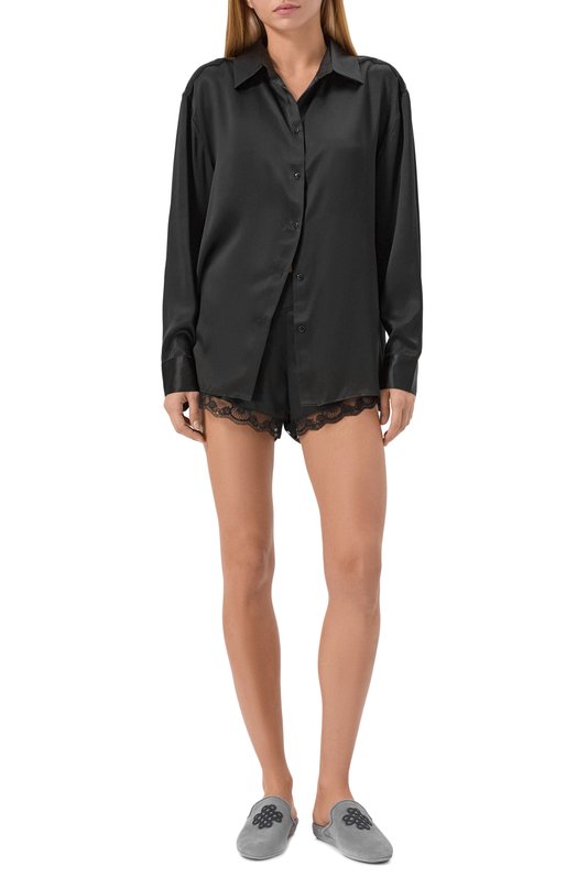 Шелковые шорты SimonePerele 1F8640 Чёрный  1F8640 Фото 2