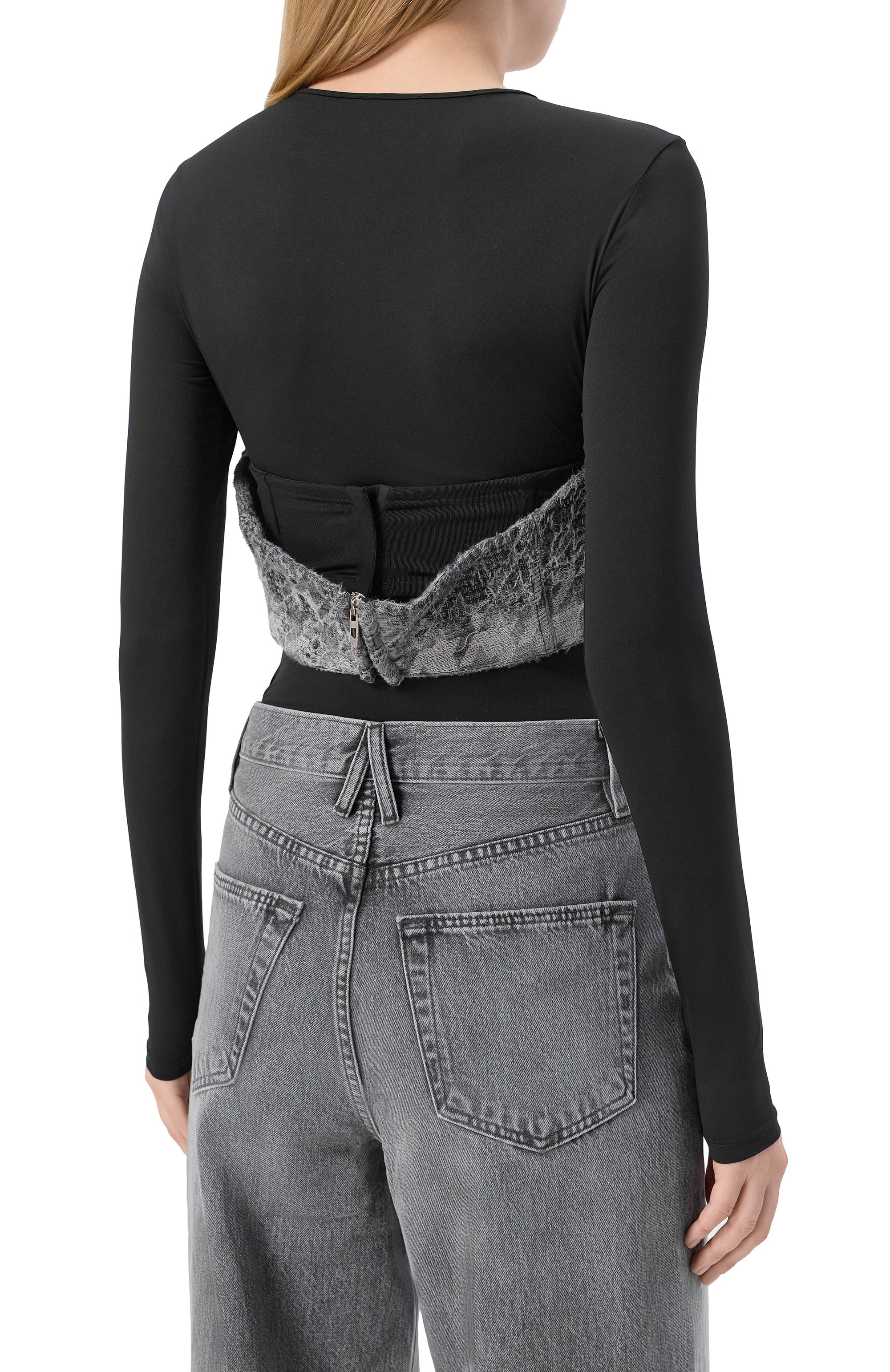 Хлопковый топ-корсет DIESEL, арт. A21512/0CEBN, фото 4