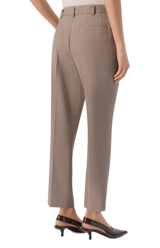 Шерстяные брюки Loro Piana FA03548 Бежевый  FA03548 Фото 4