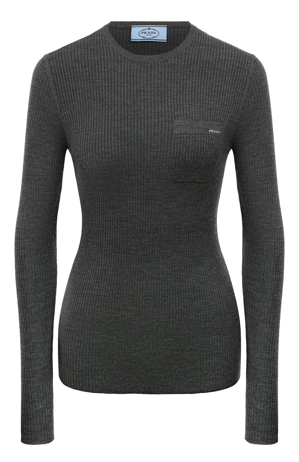 Пуловер из шерсти и шелка PRADA, арт. P24C1N-1XA3-F0480-202, фото 1