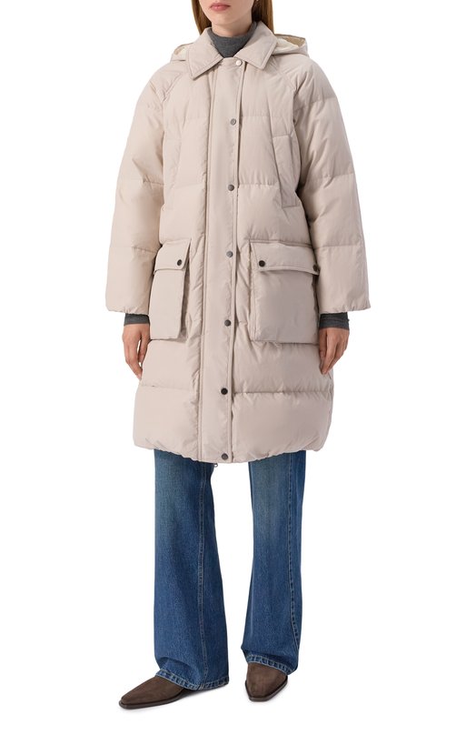 Пуховик Brunello Cucinelli MG5019946 Кремовый  MG5019946 Фото 3
