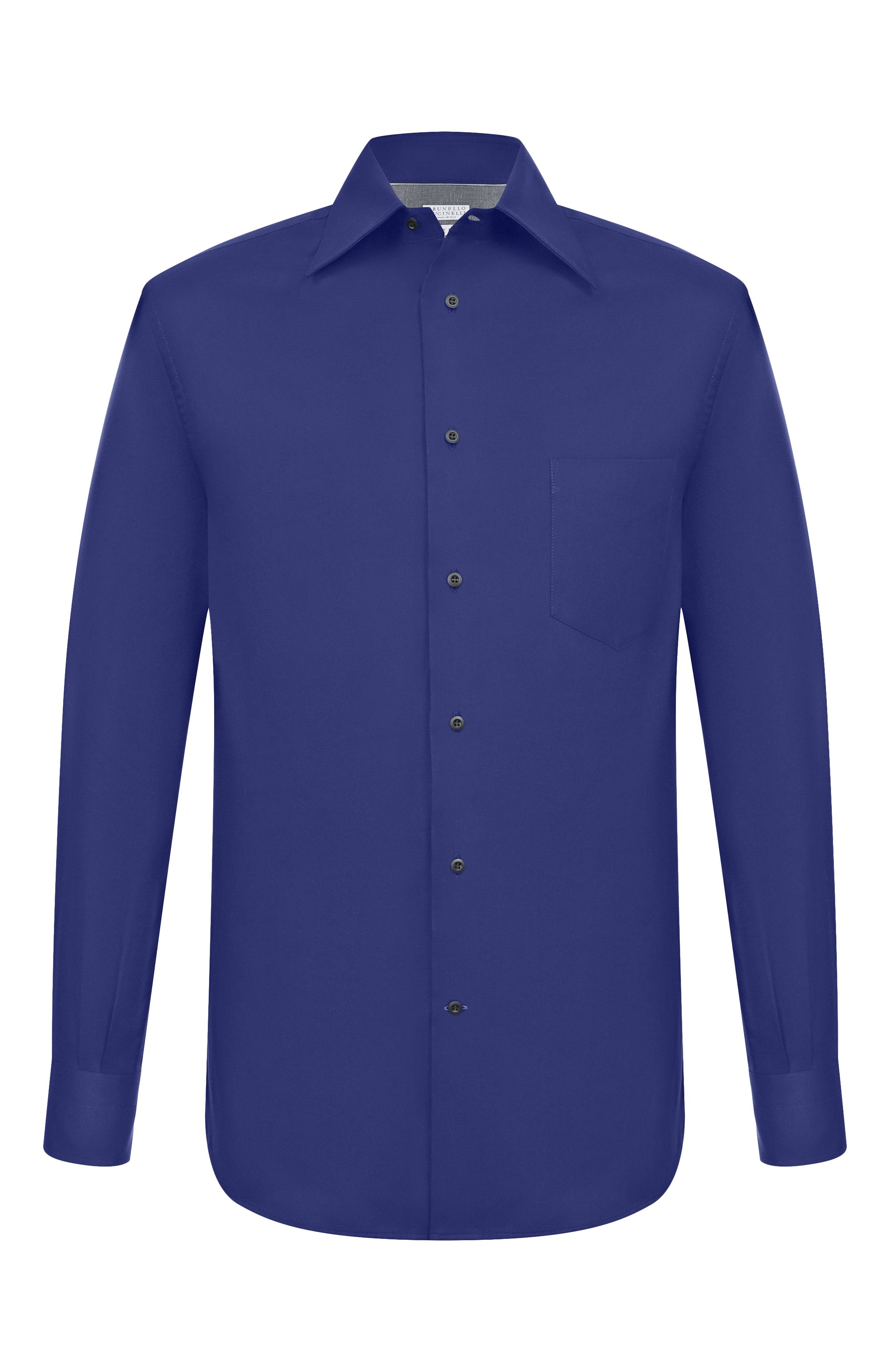 Хлопковая рубашка BRUNELLO CUCINELLI, арт. MW6040621, фото 1