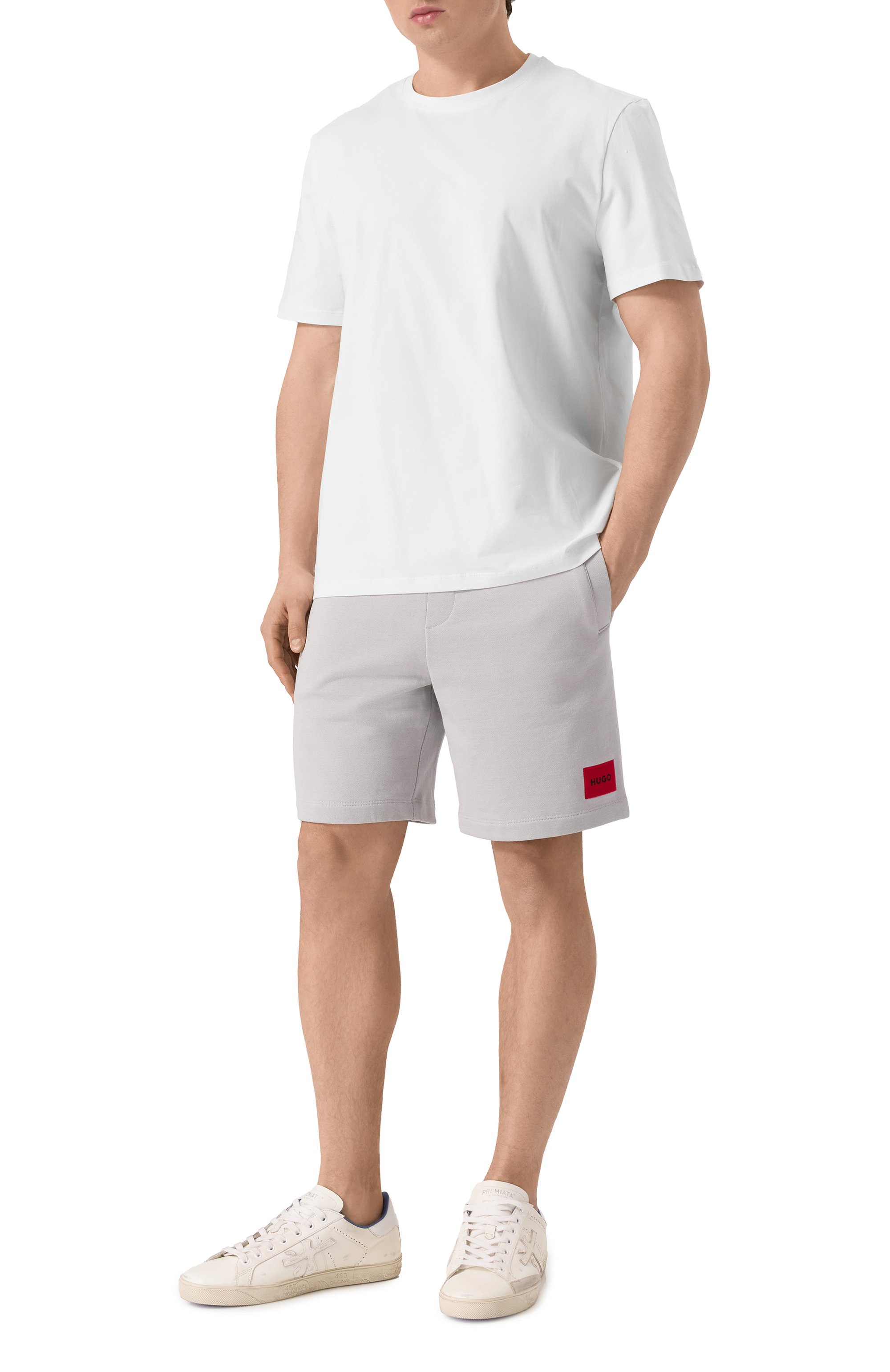 Хлопковые шорты HUGO, арт. 50466196, фото 2