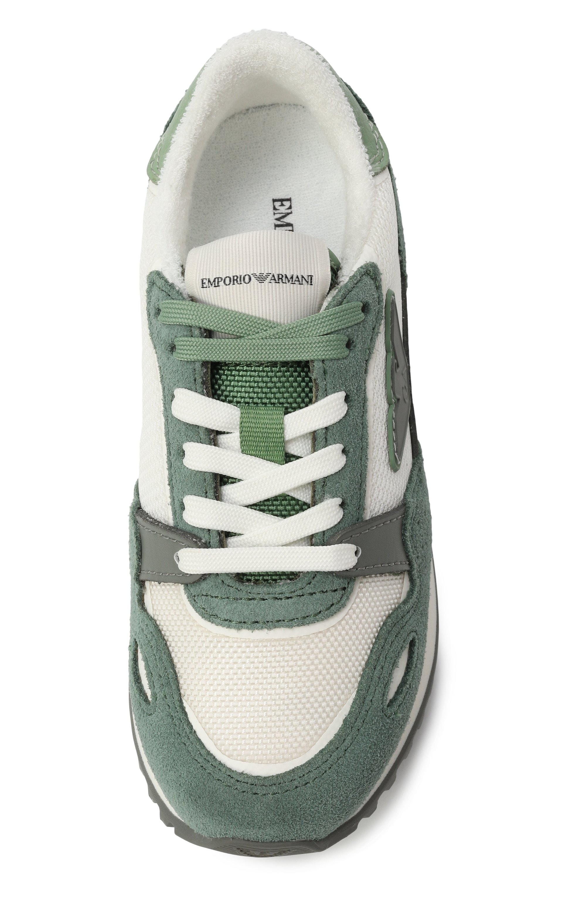 Комбинированные кроссовки EMPORIO ARMANI, арт. XYX040/X0X04, фото 4