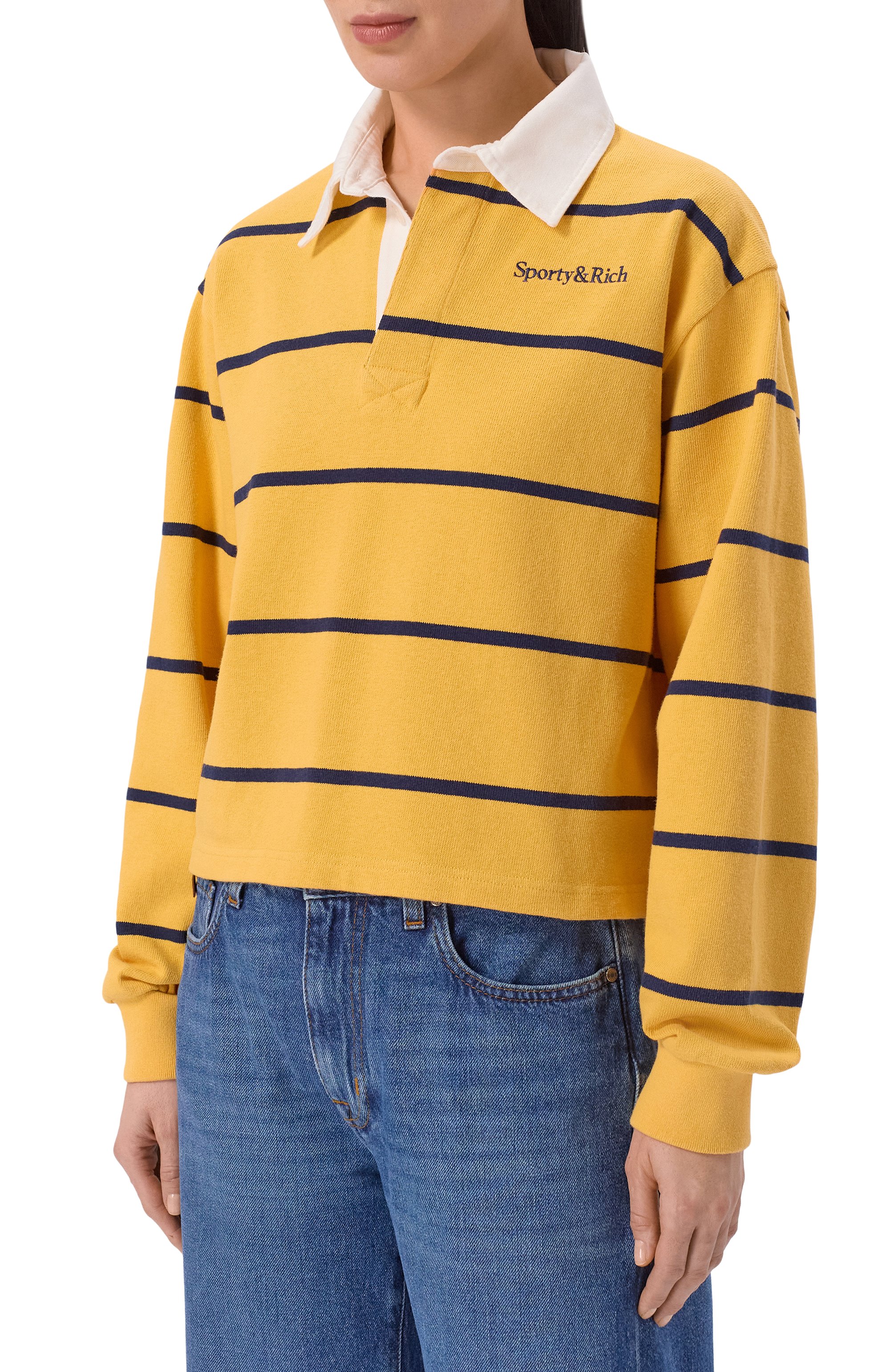 Хлопковое поло SPORTY AND RICH, арт. ST008623000R28, фото 3