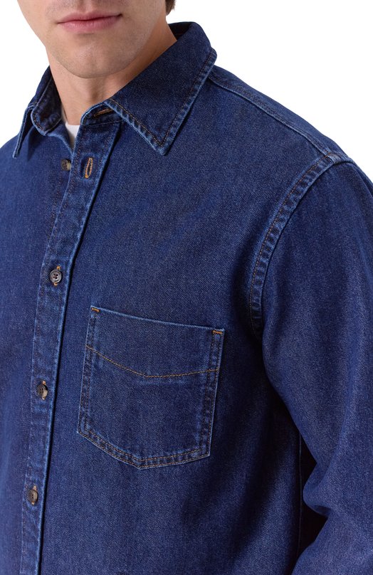Джинсовая рубашка Jacob Cohen JUM_C0026 002 T811A S1 Синий  JUM_C0026 002 T811A S1 Фото 5