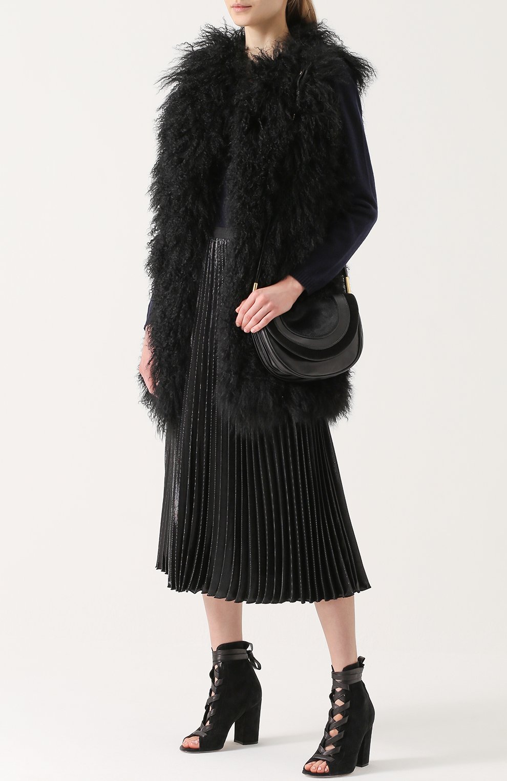 Удлиненный жилет из меха овчины POLO RALPH LAUREN, арт. V32/XZ4CG/XY2LY, фото 2