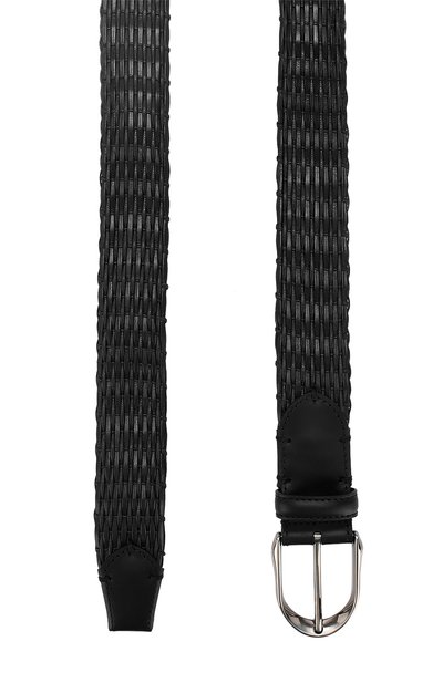 Плетеный ремень с металлической пряжкой ZEGNA, арт. BTREY4/90V1, фото 2