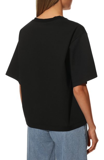 Футболка DOLCE & GABBANA черного цвета по цене 59850 руб., арт. F8048T/G7C1B, фото 4 Футболка DOLCE & GABBANA, арт. F8048T/G7C1B, фото 4