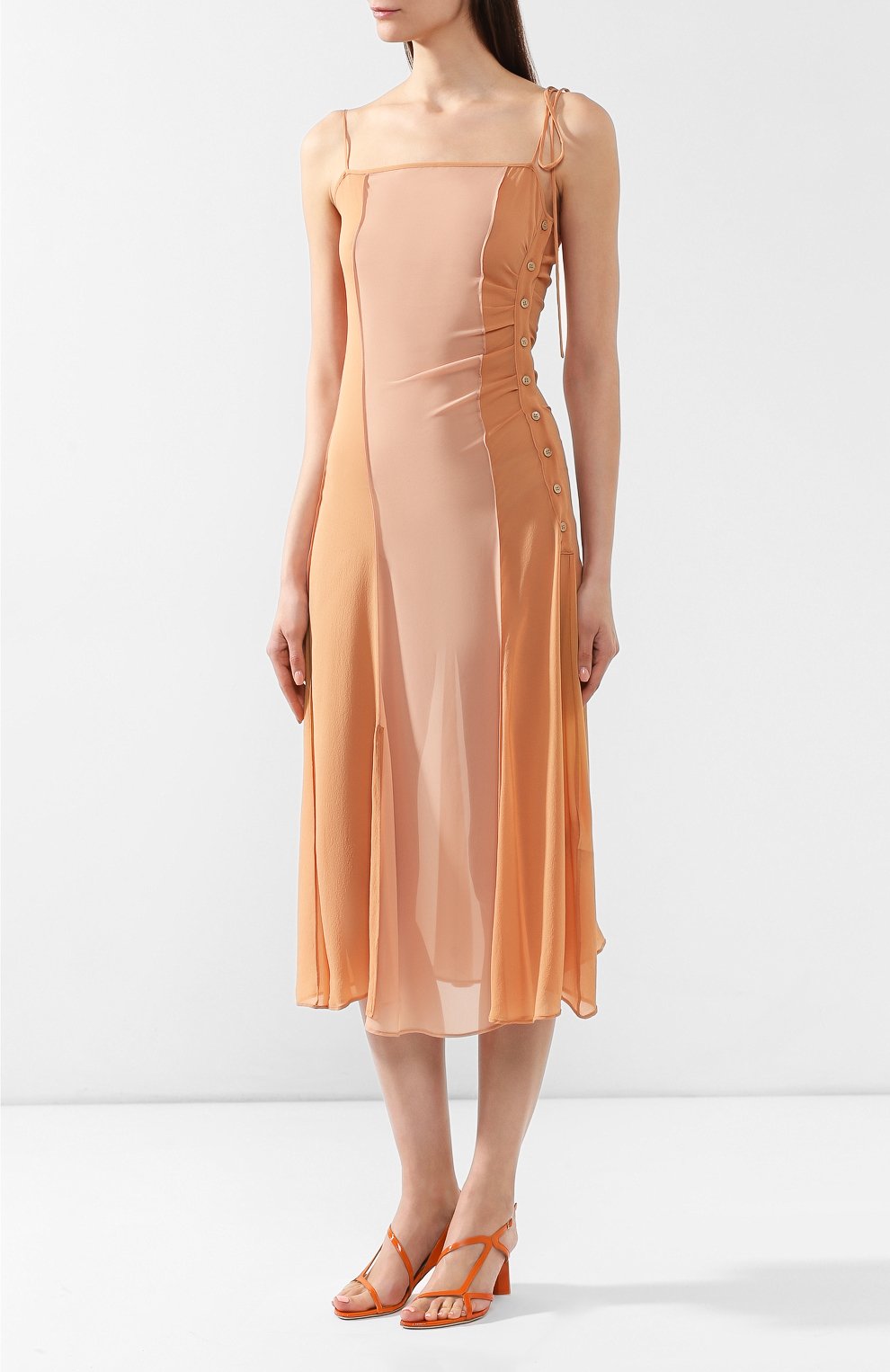 Платье ACNE STUDIOS розового цвета по цене 98750 руб., арт. A20097, фото 3 Платье ACNE STUDIOS, арт. A20097, фото 3