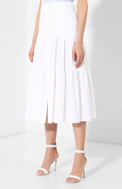 Хлопковая юбка REDVALENTINO, арт. RR0RAA85/0VU, фото 3