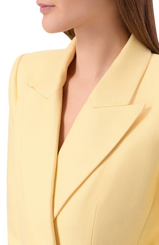 Жакет из вискозы Balmain GF1SI650/VI58 Жёлтый  GF1SI650/VI58 Фото 5