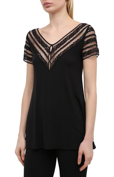 Пижама RITRATTI MILANO черного цвета по цене 32950 руб., арт. 72462, фото 2 Пижама RITRATTI MILANO, арт. 72462, фото 2