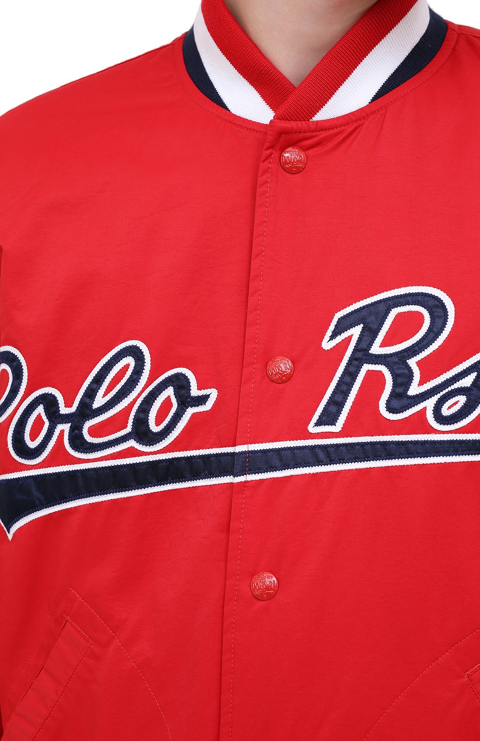 Бомбер POLO RALPH LAUREN красного цвета по цене 62850 руб., арт. 710798665, фото 5 Бомбер POLO RALPH LAUREN, арт. 710798665, фото 5