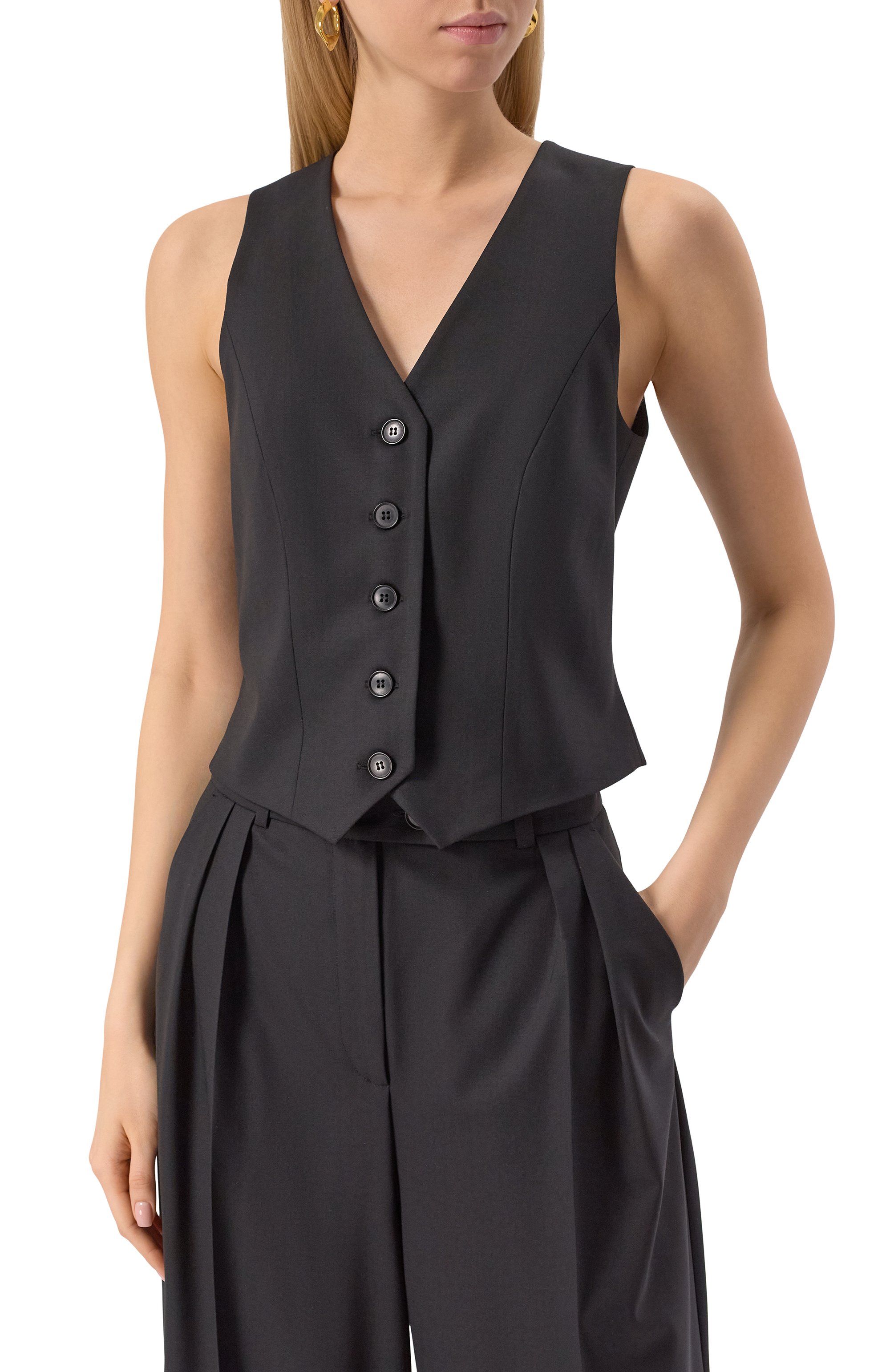 Шерстяной жилет LESYANEBO, арт. LN03H-633_ITB, фото 3