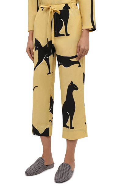 Пижама из хлопка и шелка OLIVIA VON HALLE, арт. AW2166, фото 4